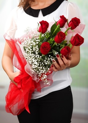 İthal 7 Gül Buketi - GİB071