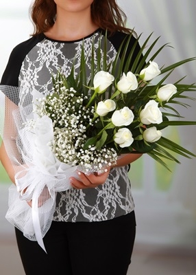 İthal 9 Gül Buketi - GİB091