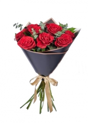 Gardenya 7 Adet kırmızı gül Çiçek Buketler